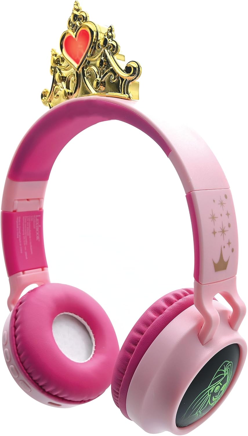 Lexibook - Paw Patrol, 2-1 Wireless and Wired Headphones with Chase ears, sound limited to 85 dB, Light effects, Foldable, Adjustable, Rechargeable, HPBT015PA