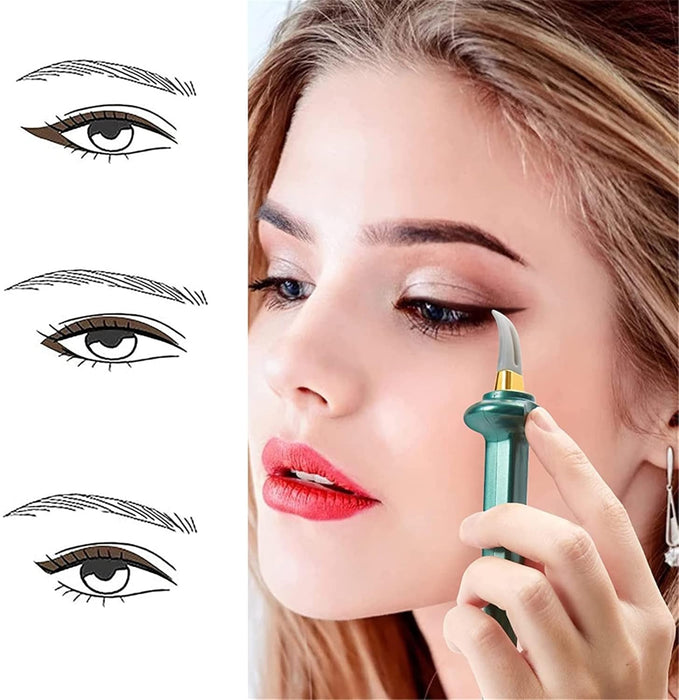KASTWAVE Eyeliner Applicator Tool, Revolutionary Silicone Applicator Tool, Easy to Clean & Transfer Resistant, no Tugging, Dragging, or Pulling, Not Break