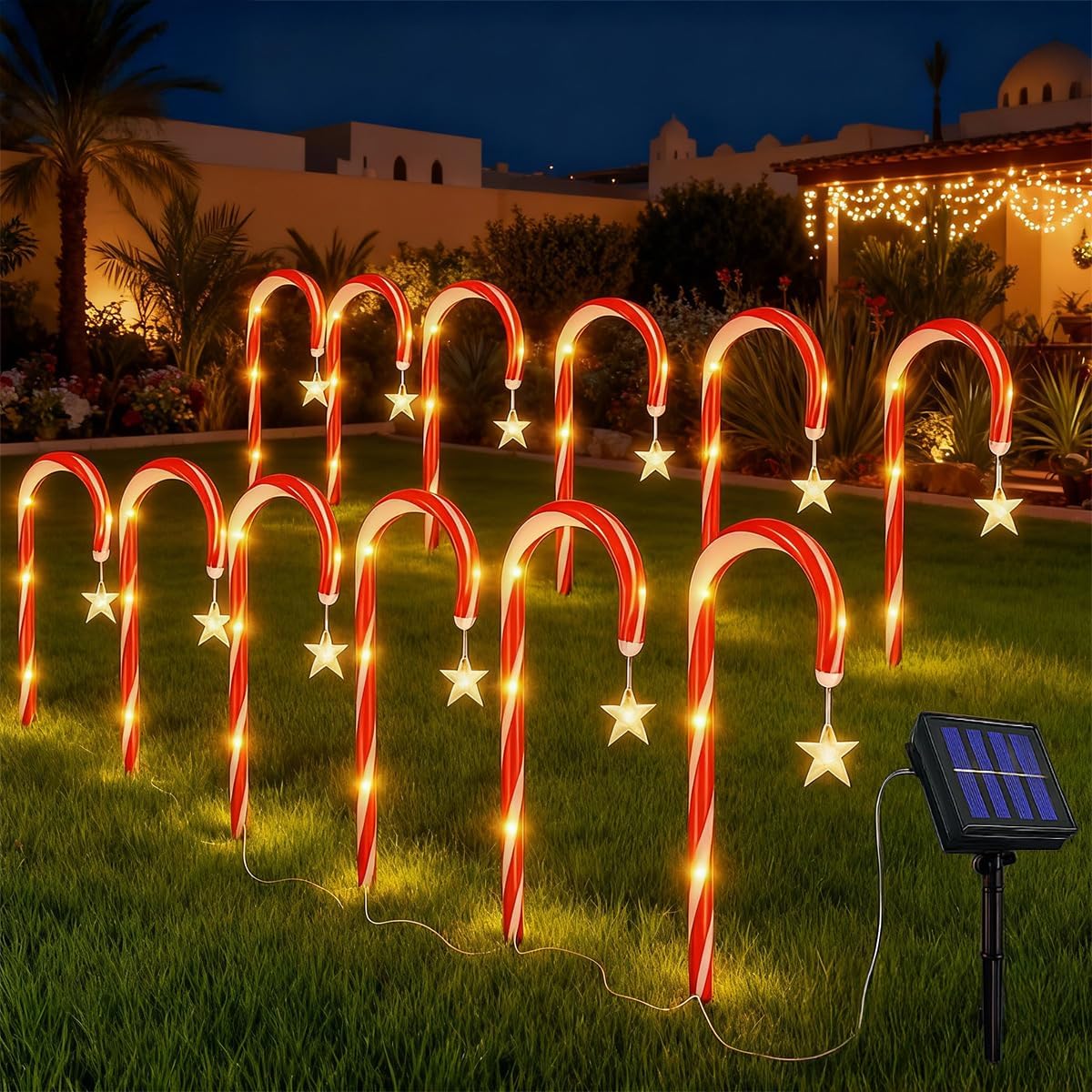Solar Fairy Lights Outdoor 2 Pack Total 24m 200 LED β image 2