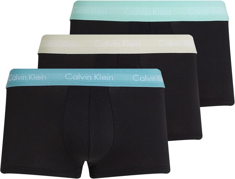 Calvin Klein Mens LOW RISE TRUNK 3PK Underwear Bottoms (pack of 1)