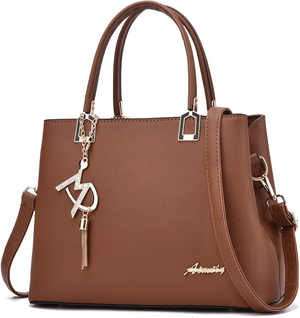 Womens Purses and Handbags Shoulder Bags Ladies Designer Top Handle Satchel Tote Bag β image 2