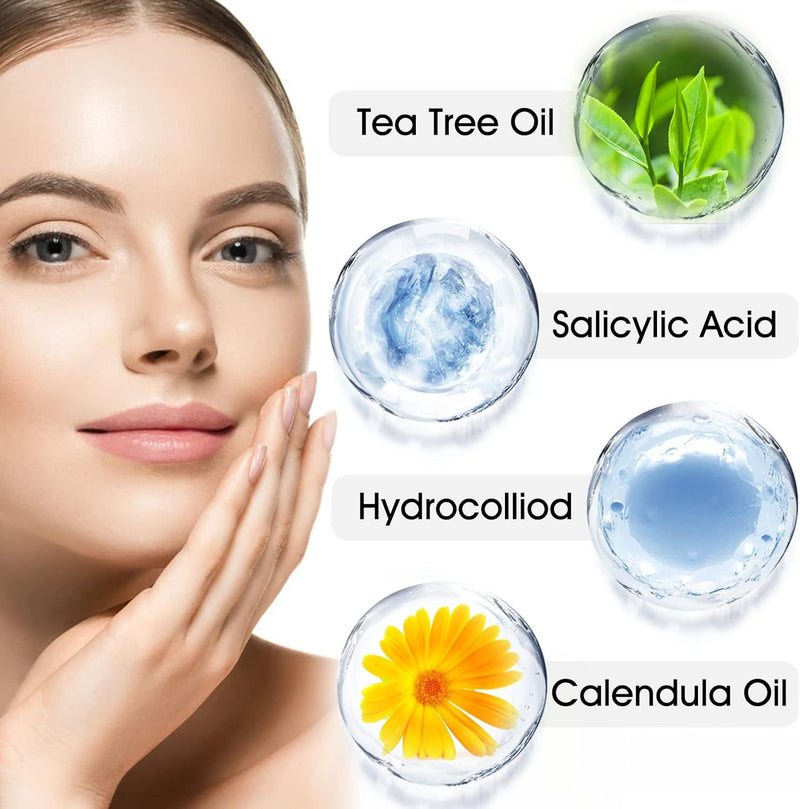 Hydrocolloid Acne Patch(20 Patches), Large Spot Control Cover With Long Size, Extra Larger Acne Pimple Patch for Covering Large Breakouts, Spot Patch, Stickers for Body, Cheek, Forehead, and Chin