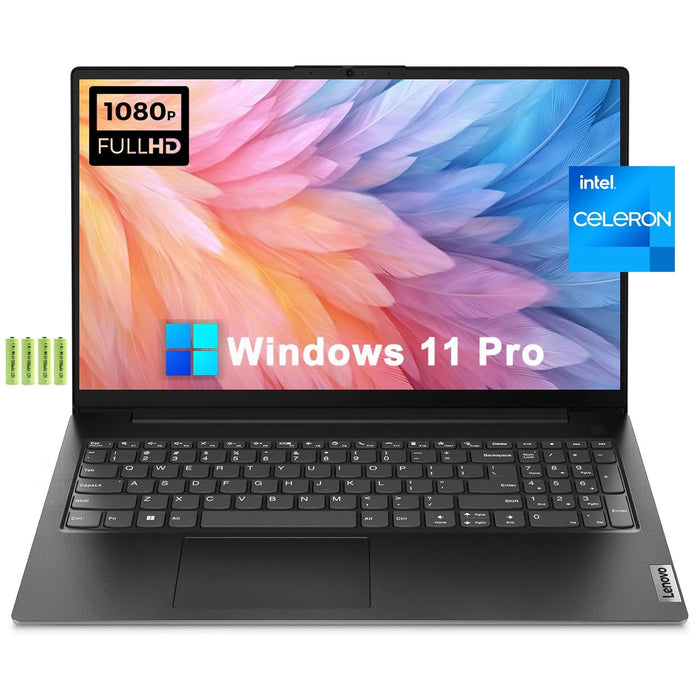 Lenovo V15 Gen2 15.6" FHD Business & Home Laptop, Intel Celeron N4500 Processor, 16GB RAM, 1TB SSD, Numeric keypad, Wi-Fi, BT 5.1, Webcam, RJ-45, HDMI, Windows 11 Pro, w/Battery