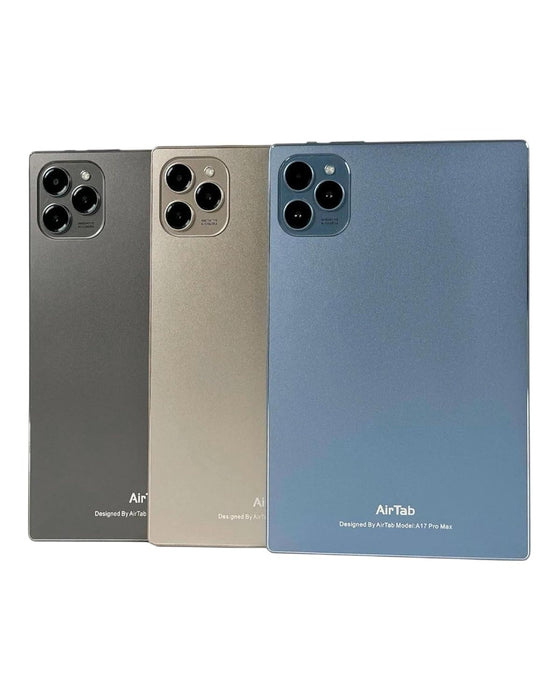AirTab A17 Pro Max Tablet, 10.1" FHD Screen, 2GB RAM, 32GB Storage, 13MP+30MP Camera, 10000mAh Battery, Android 15