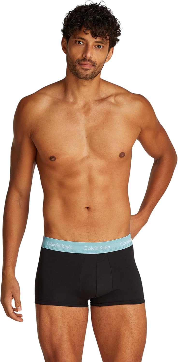 Calvin Klein Mens LOW RISE TRUNK 3PK Underwear Bottoms (pack of 1)