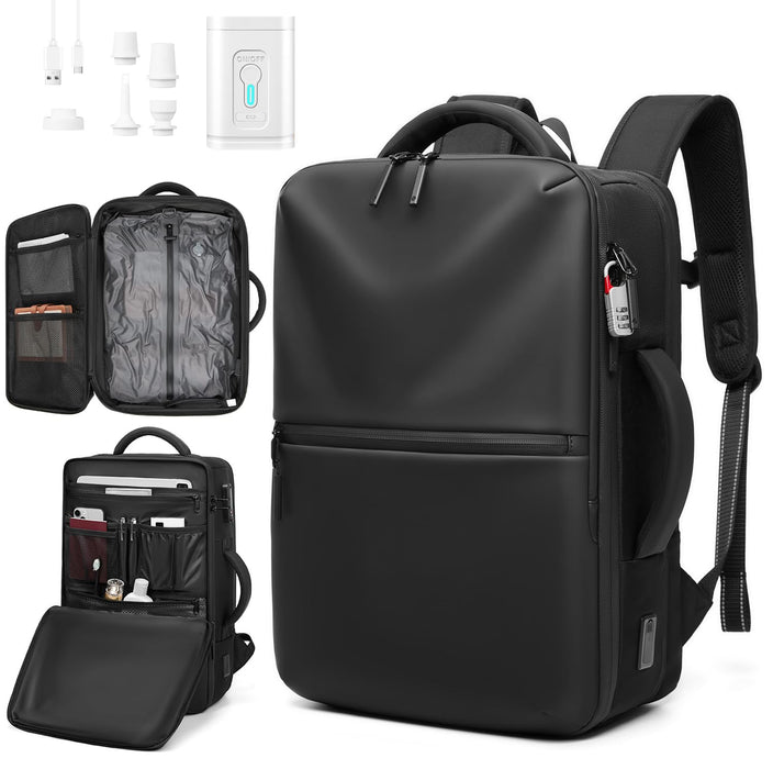 Ankila Air-Back Backpack with Vacuum Seal, waterproof Anti-Theft Vacuum Compression Travel Backpack, Outdoor Products-Expandable Vac Pack Backpacks with Pump, Carry on Backpack for Airplanes