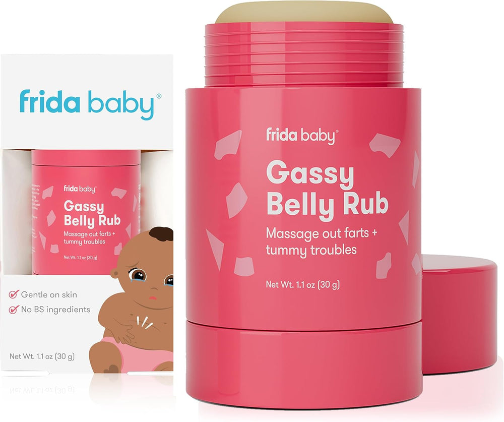Gassy Belly Rub Infant Gas Relief Baby Gas Relief Rub for Belly Massages Made with Natural Oils