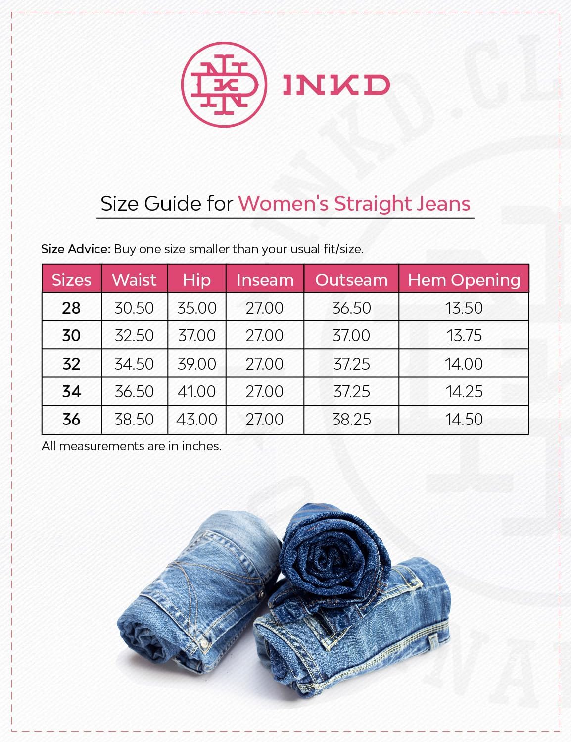 Women's Straight Jeans (INKSS23WJN-013_Denim Drama_36) – image 6