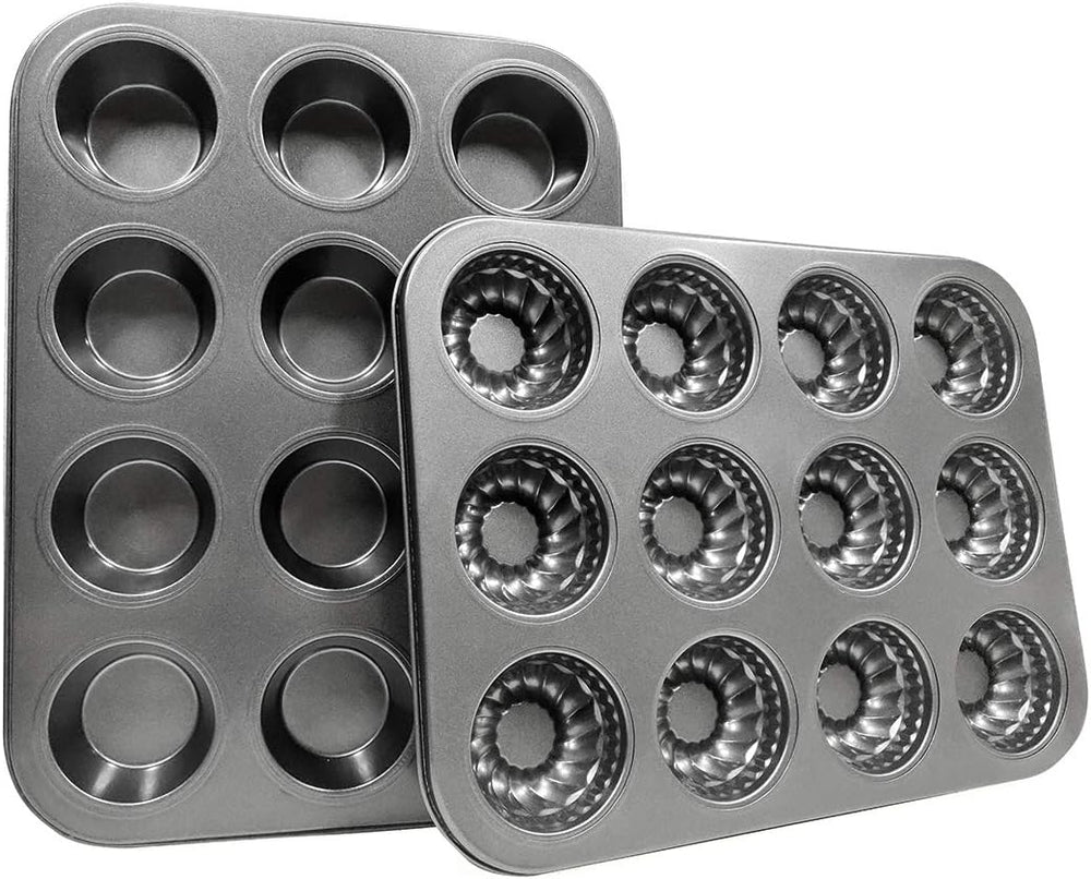 Silicone Cupcake Liners Baking Cups Non-Stick Jumbo Reusable Muffin Molds Bento Bundle Lunch Box Dividers (30-Pack)