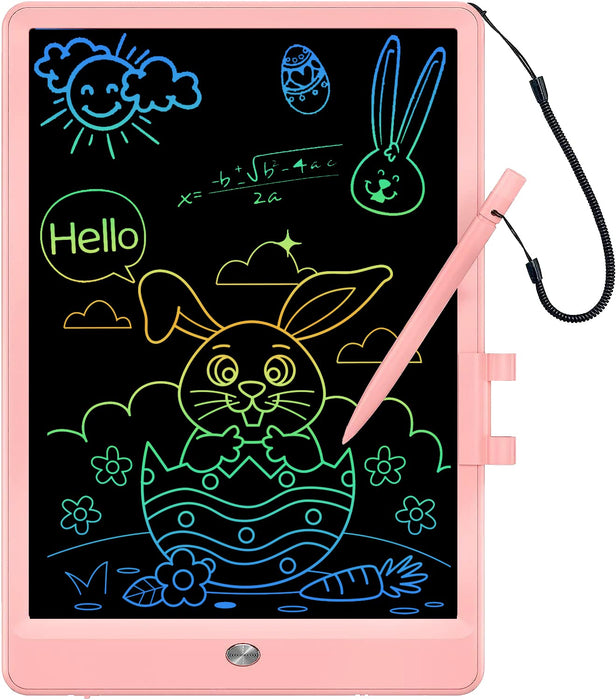 Kaihery LCD Writing Tablet for Kids,10 Inch Large Screen Doodle Board Writing Pad,Colorful Erasable Electronic Drawing Writing Pads, Educational and Learning Girls Gifts Toys for 3-8 Year Old