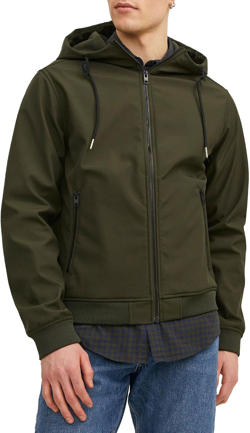 mens JCOBASIC SOFTSHELL HOOD NOOS Jacket (pack of 1)