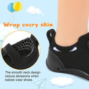 L-RUN Baby Shoes Infant Breathable Non Slip First Walking Shoes Baby Boys Girls Sneakers with Soft Rubber Sole Toddler Slip On Shoes
