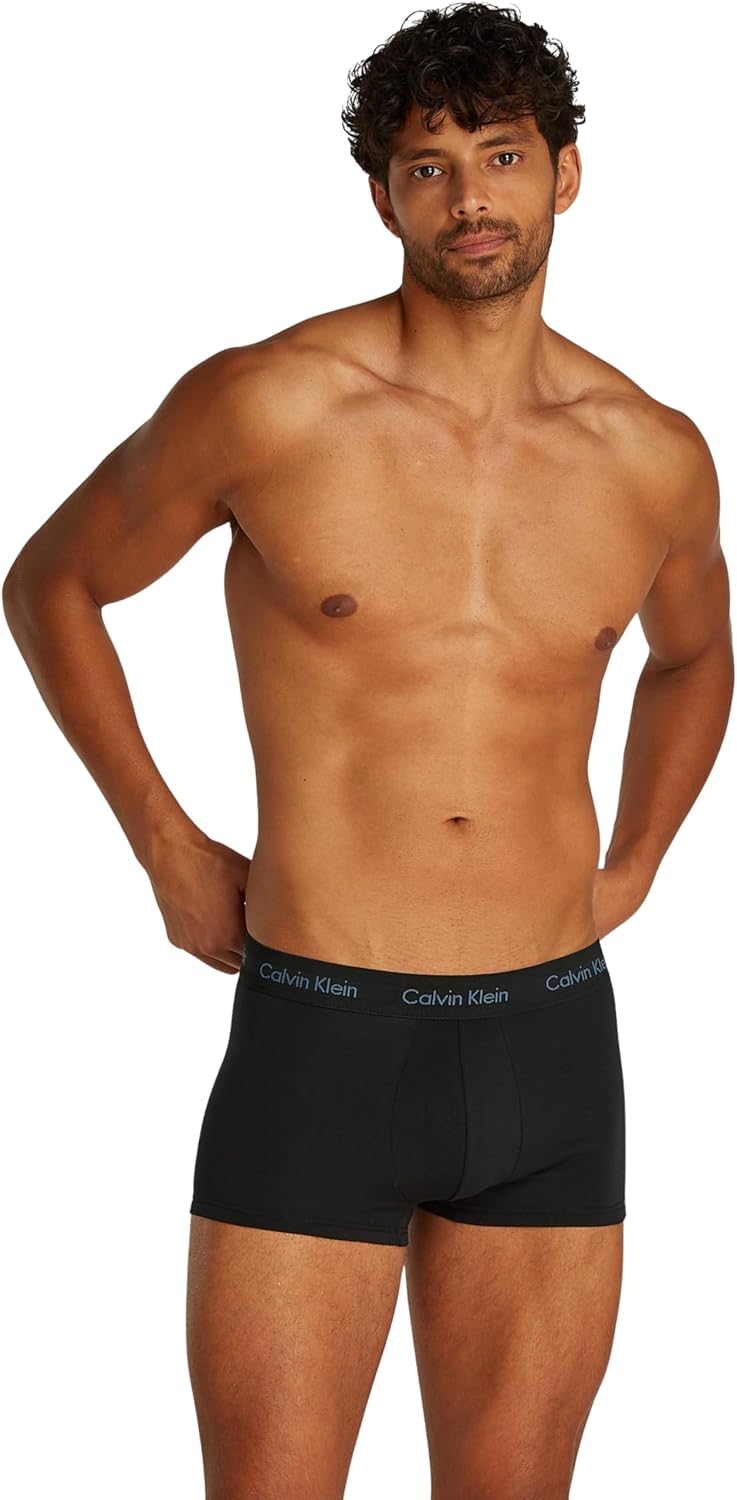Calvin Klein Mens LOW RISE TRUNK 3PK Underwear Bottoms (pack of 1)