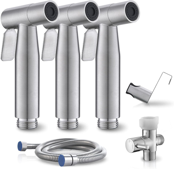 Handheld Bidet Sprayer for Toilet, BRITULIF Jet Sprayer for Toilet Muslim Shower Set, Adjustable Bidet Attachment Toilet Water Sprayer,Bidets for Existing Toilets Bidet Hose for Feminine Wash