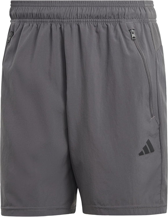 adidas mens TR-ES WV SHO GREFIV/BLACK IC6978 TRAINING SHORTS for Men Shorts