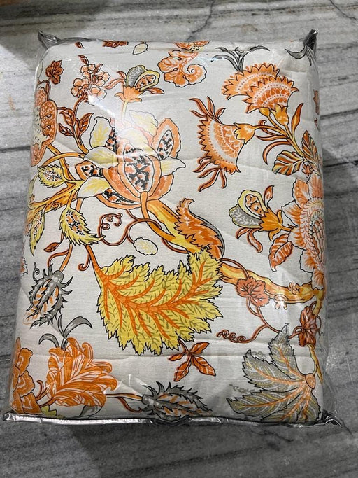 SUFAYA FAB Printed Indian Sanganer Cotton Premium Big Size Bedsheets for Modern Look(108x108) inches,Pillow (17x27) inches