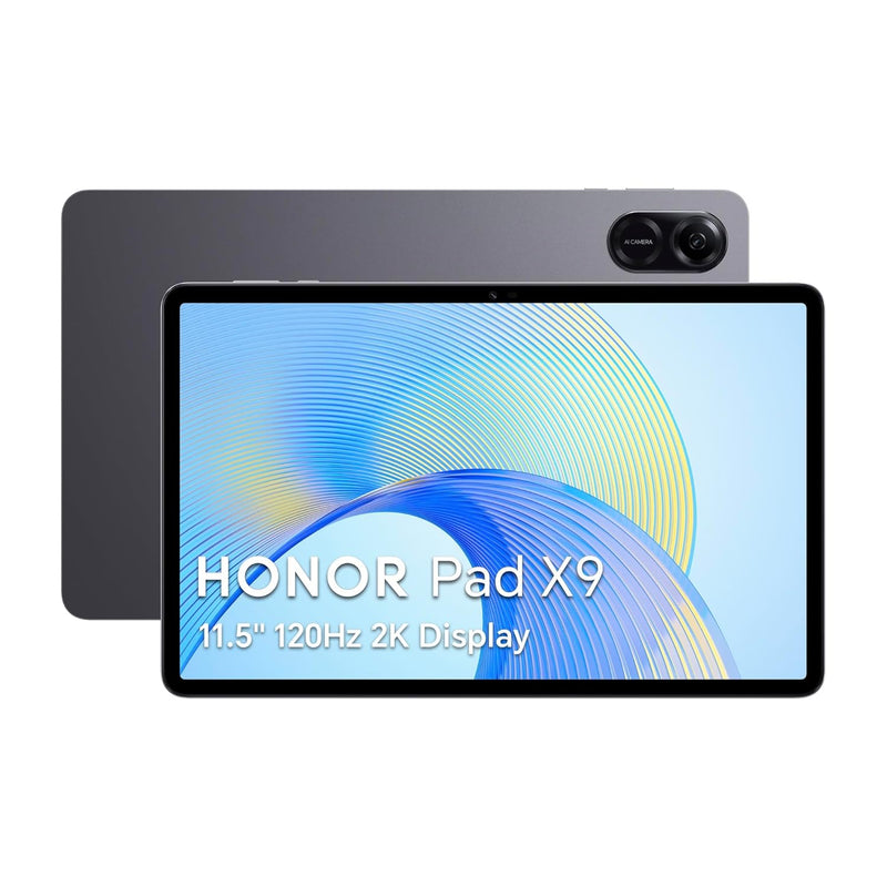 HONOR Pad X9, 11.5-inch Wi-Fi Tablet, 4GB흯, 120Hz 2K Fullview Display, 6 Speakers, Android 13, Space Grey