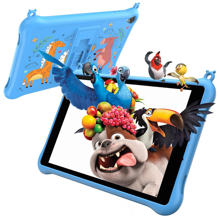 Blackview Tab50 Kids Tablet, Android 13 Tablet for Kids, 5GB臽 1TB, 5580mAh, 8 Inch Toddler Tablet with Parental Control Mode, Eye Protection Mode, iKids APP Pre-Installed, Kid-Proof Case - Blue