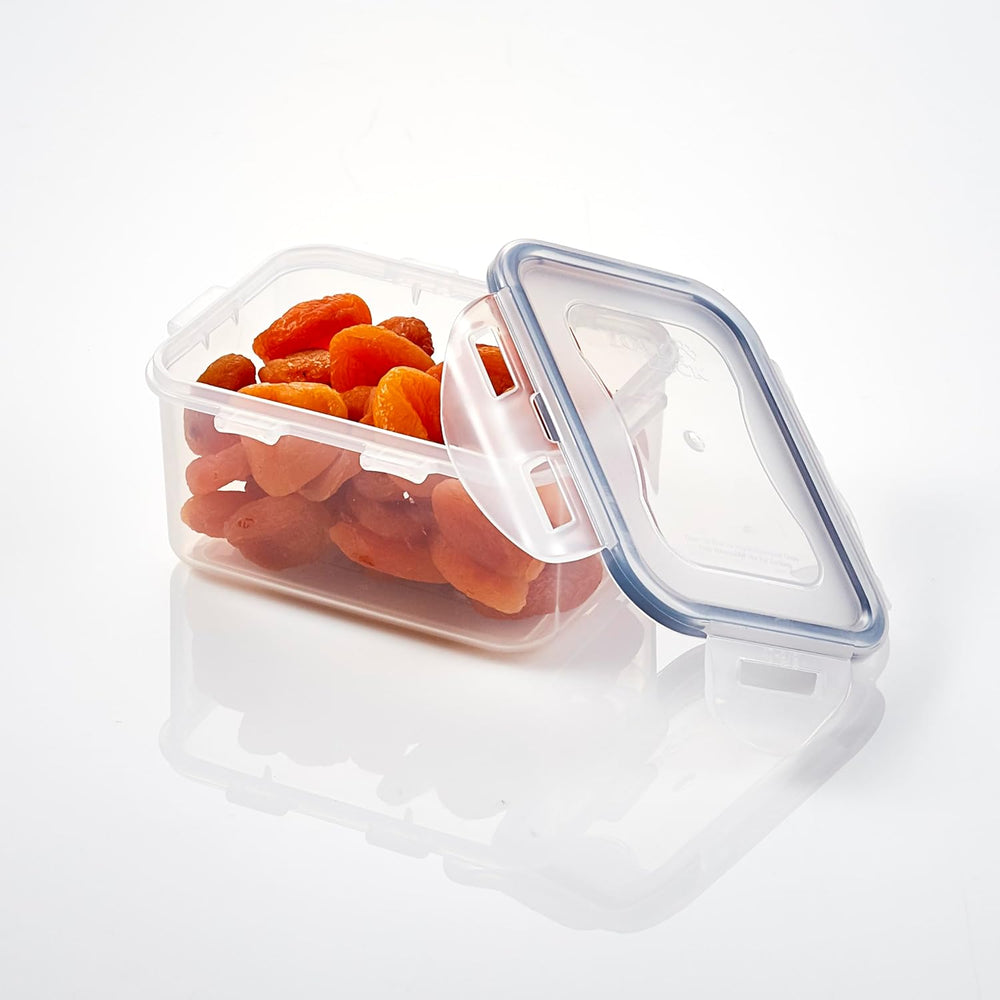 LocknLock 350ml Rectangular Airtight Food Storage PACK OF 3 - BPA-Free, Microwave, Freezer, and Dishwasher Safe
