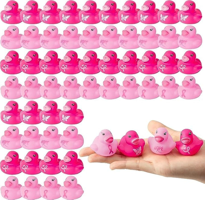 Haooryx 60PCS Mini Rubber Duckies Bath Toys