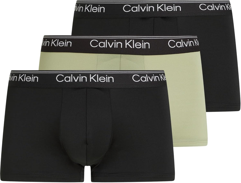 Calvin Klein Mens LOW RISE TRUNK 3PK Underwear Bottoms