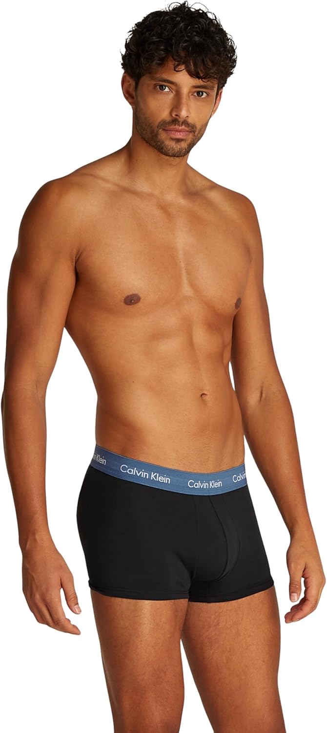 Calvin Klein Mens LOW RISE TRUNK 3PK Underwear Bottoms (pack of 1)
