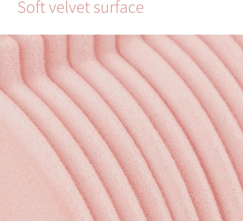 ManGotree 10 Pack (28cm) Pink Color Baby Velvet Hangers, Infant and Toddler Hangers, No-Slip Children Hangers, Ultra-Slim Space Saving Kids Hangers, Sturdy &urable Clothes Hangers.