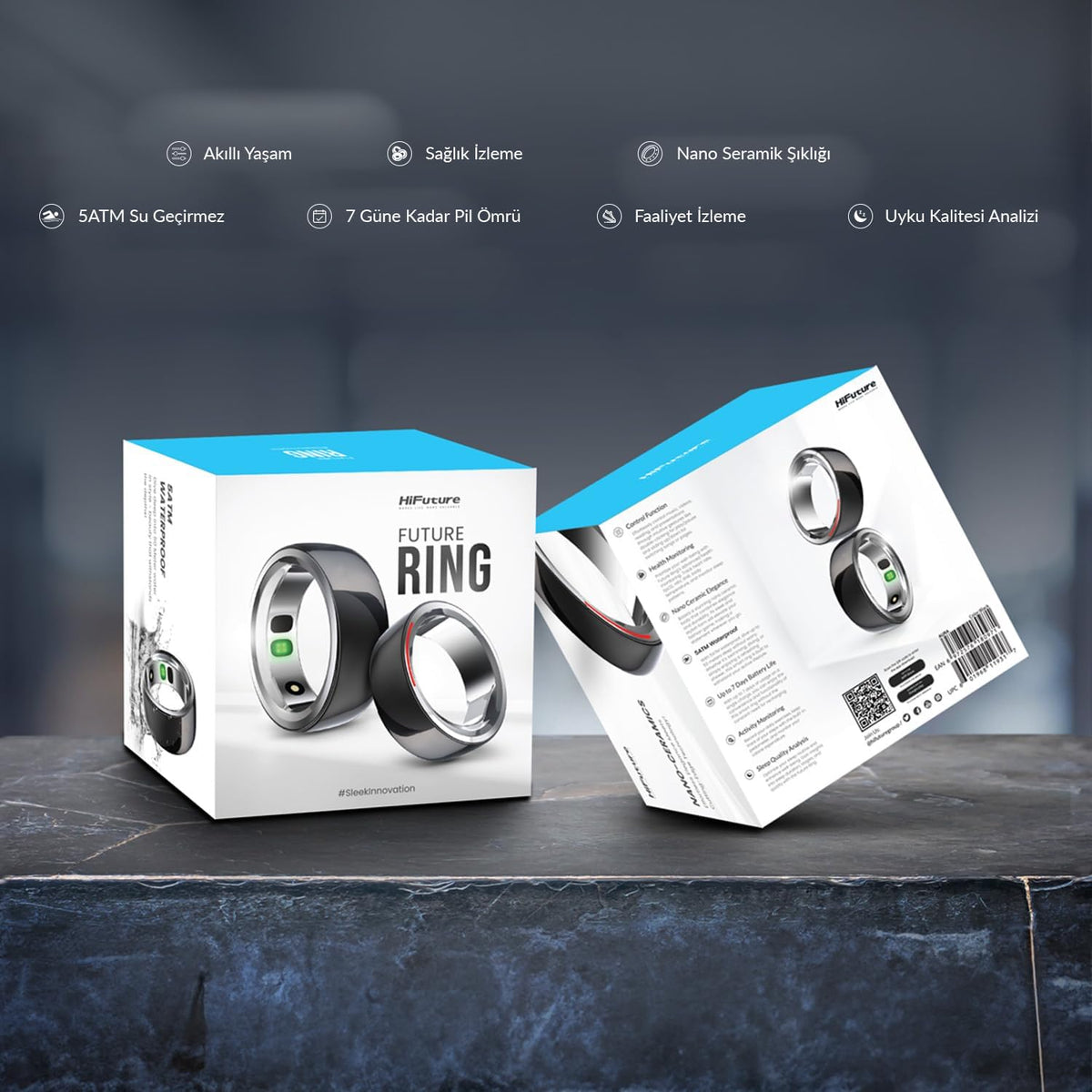 HiFuture Future Ring Smart Ring Black 65mm – image 7