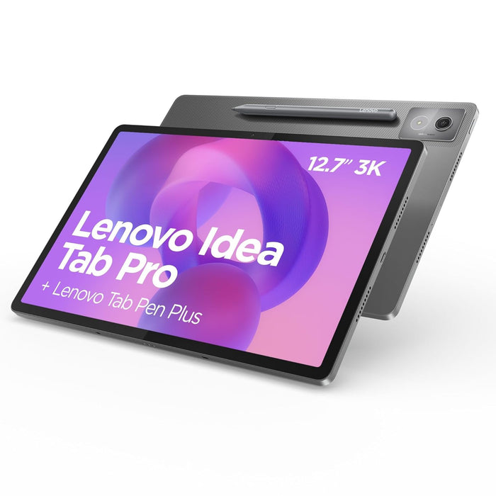 Lenovo Idea Tab Pro Tablet | 12.7 Inch 3K Display | MediaTek Dimensity 8300 | 8GB RAM | 256GB eMMC | Android 14 | Luna Grey | Includes Tab Pen Plus