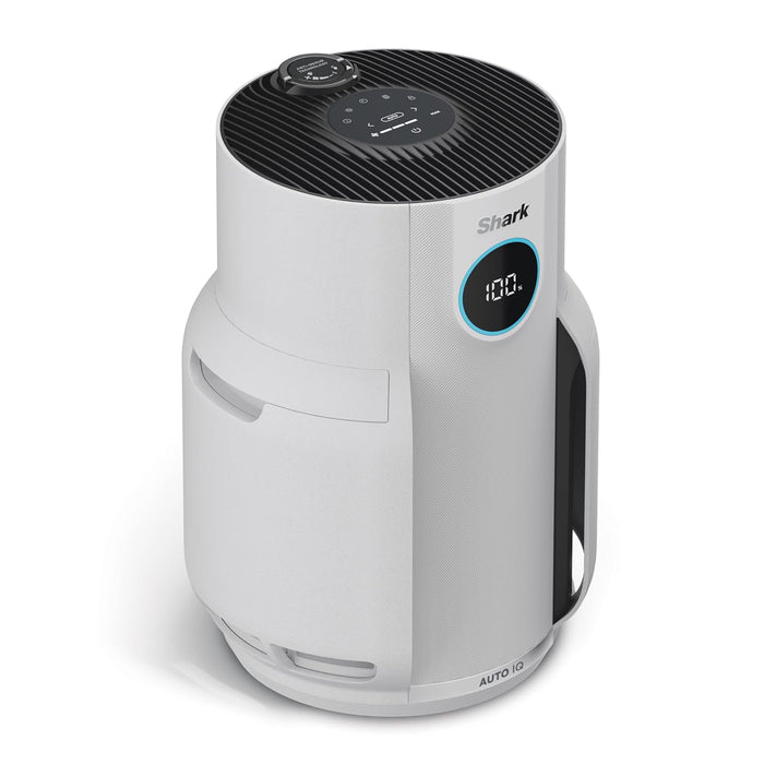 Shark NeverChange Up to 5 Years Air Purifier for Home, Bedroom, Space Coverage 60m2, 5-Year HEPA Filter Catches 99.97% of Allergens, Pollen, Pet Chips, Silent LED Display, White HP150EU