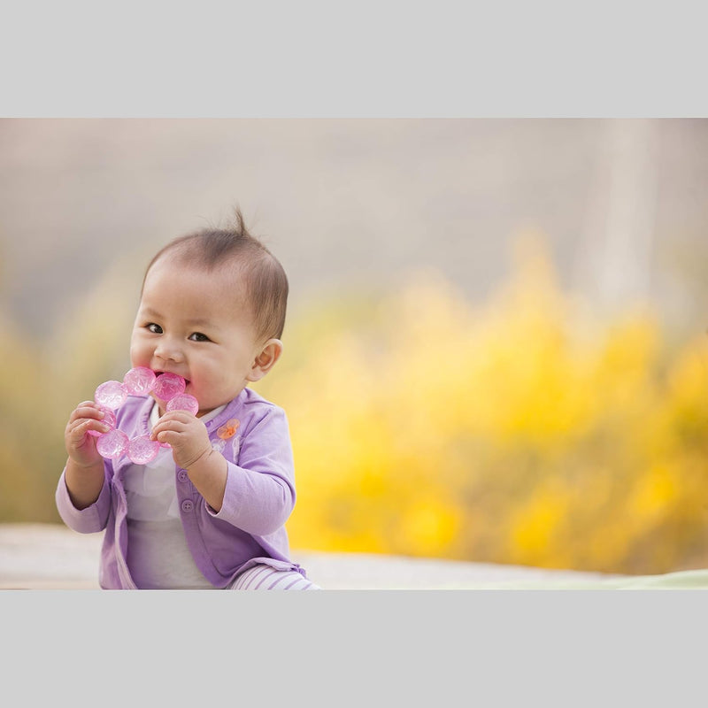 Infantino baby Water Teether |Baby Teething Toy|-Pink
