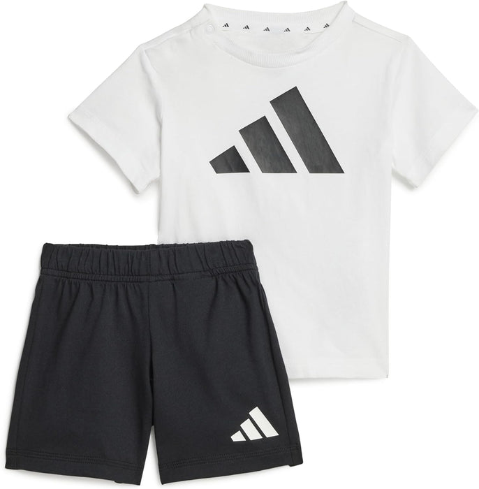adidas I BL T-SET 160 Suits for Unisex Child WHITE/BLACK 6-9 Months, 1-2 Years
