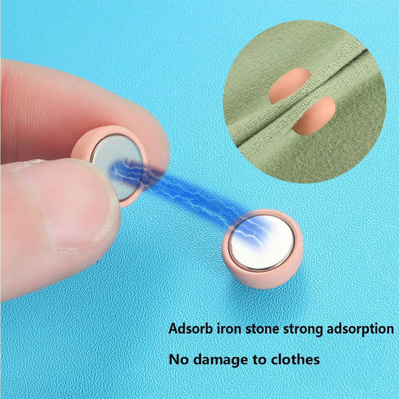 Hijab Magnetic Pins,8 Pcs Small Strongest Commercial Strength Colorful Scarf Pins Buttons for Women Multi-Use (Matte Style)