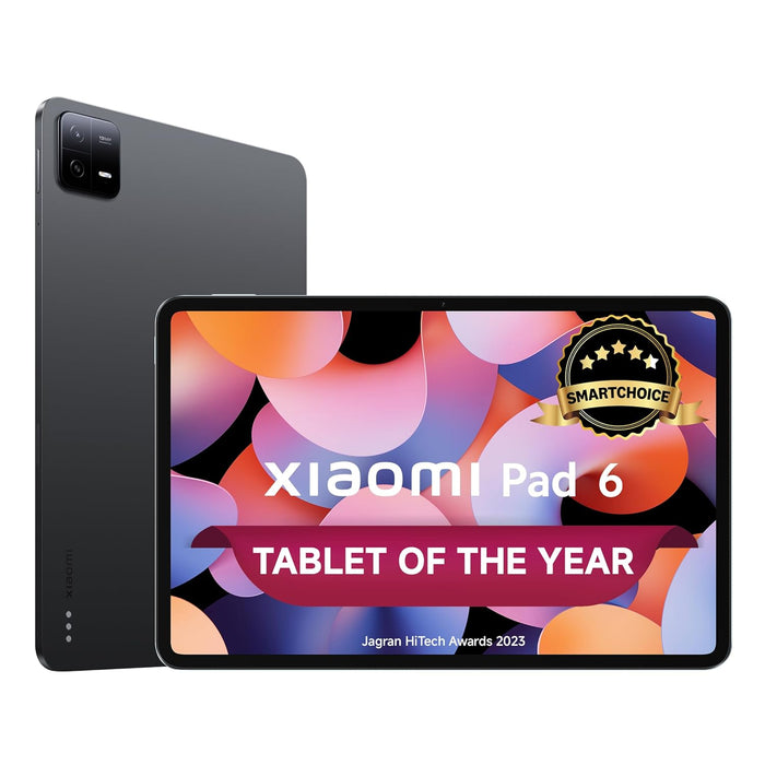 Xiaomi Pad 6| Qualcomm Snapdragon 870|144Hz Refresh Rate|8GB, 256GB|2.8K Display (11-inch/27.81cm)|1 Billion Colours| Dolby Vision Atmos| Quad Speakers| Wi-Fi| Gray (256 GB, 8 GB RAM, Graphite Grey)
