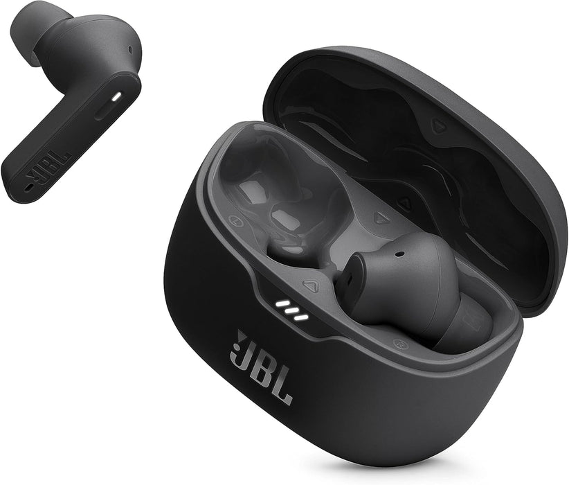 JBL Tune Beam Earphones, Bluetooth and Wireless, Water Resistant and Noise Cancelling with up to 48 Hours Battery Life, Blue - JBLTBEAMBLU