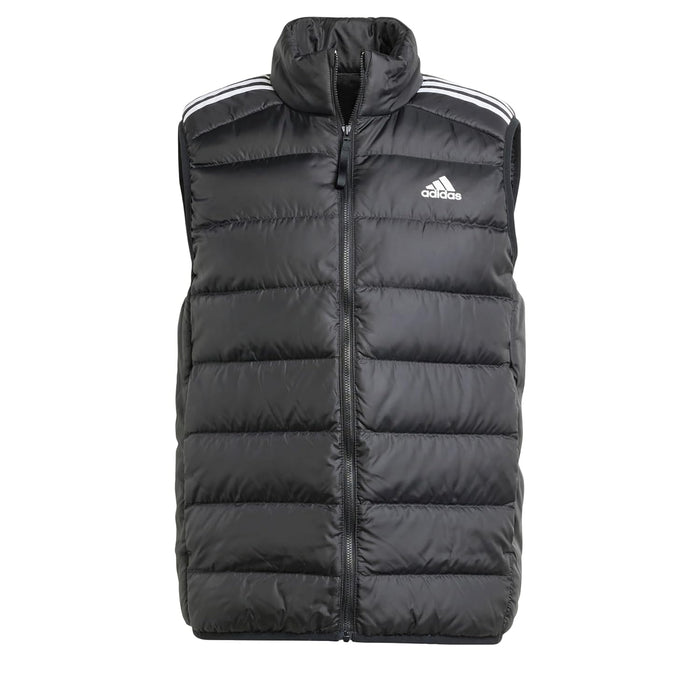 adidas male Adult Essentials 3-stripes Light Down Vest Down Jacket