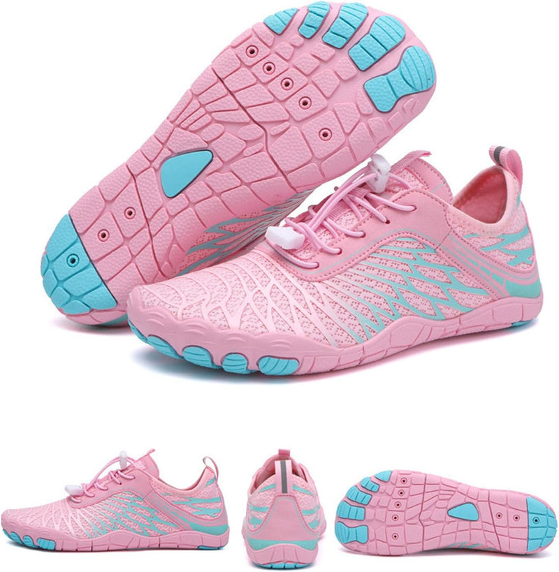 HommyFine Men Women Water Shoes Quick Dry Aqua Sports Water Shoes Ultralight Anti Slip Sole Water Shoes for Swimming Diving Snorkeling and Hiking Big Size Shoes Hard Sole