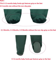 Aablexema Unisex Baby Baby Footie Pjs baby footie pjs