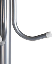 Mind Reader COATRACK11 Standing Metal Coat Rack Hat Hanger 11 Hook for Jacket, Purse, Scarf Rack, Umbrella Tree Stand, Black