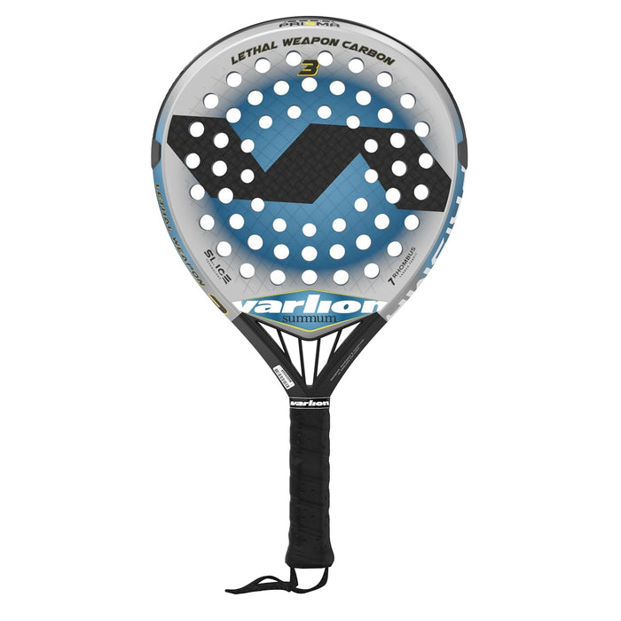 Varlion Padel Racket LW Carbon Prisma 3 Round Shape for Professional Control with Prisma Frame & Softcolor EVA Core