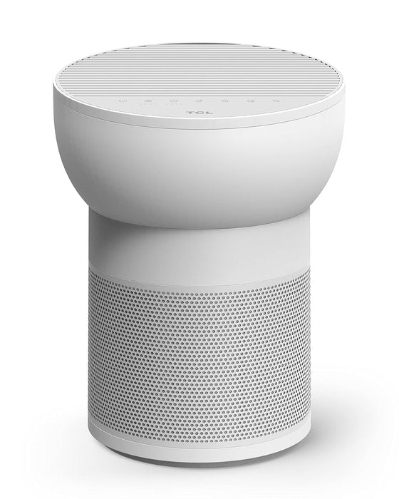 TCL Breeva A2 Smart Air Purifier with 4-Stage Clean, True HEPA (H13), Removes 99.97% of Dust/Bacteria/Odors & More, Quiet, White