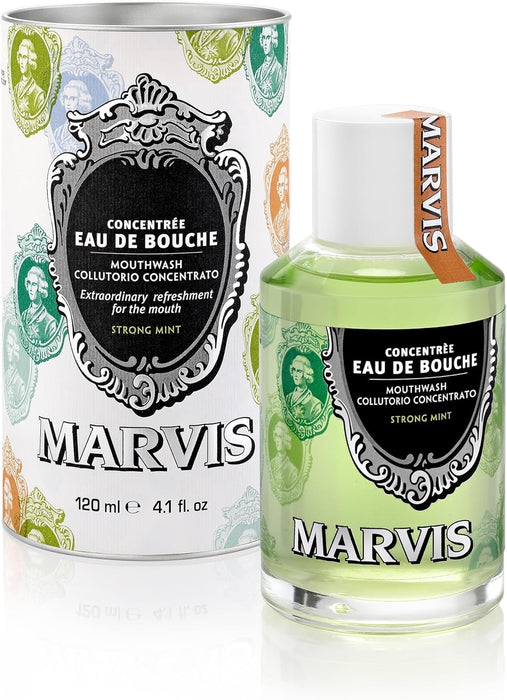 Marvis Strong Mint Mouthwash, Concentrate, 4.1 Fl Oz