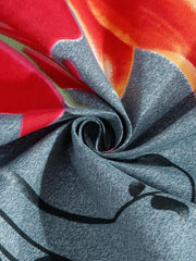 Fashion String 144TC Nature Embrace Lush Green Single Bedsheet with 1 Pillow Cover