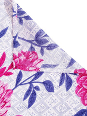 Fashion String 144TC Nature Embrace Lush Green Single Bedsheet with 1 Pillow Cover