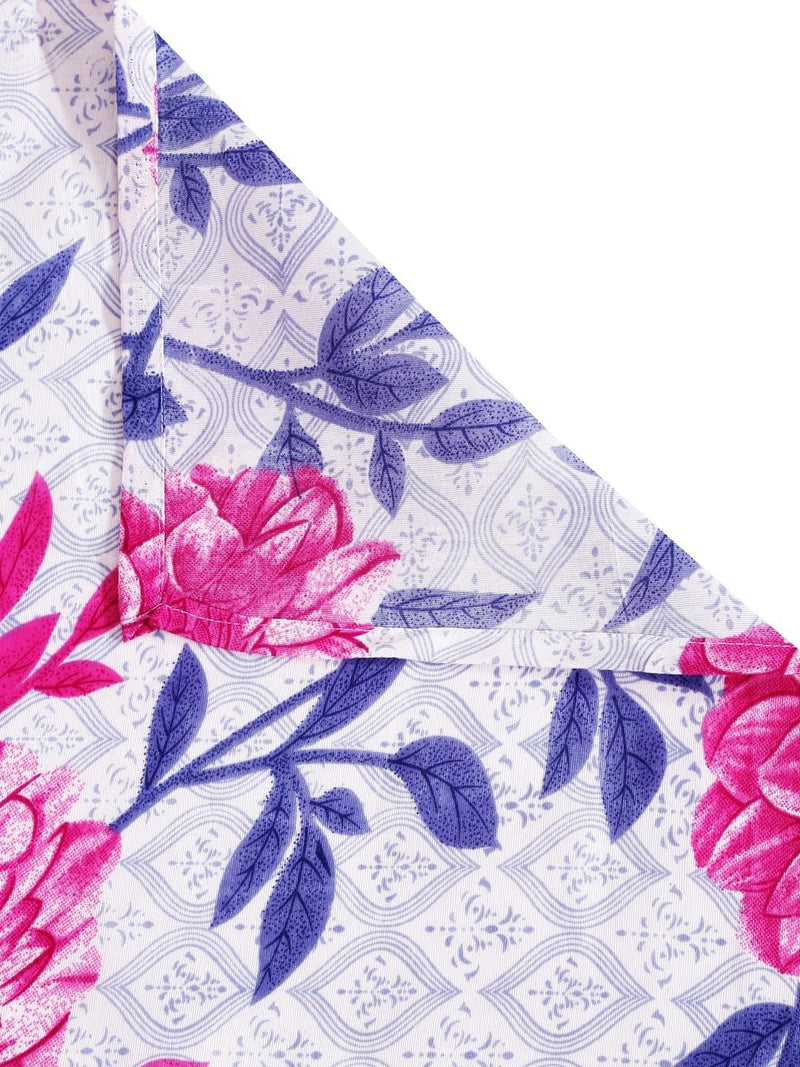 Fashion String 144TC Nature Embrace Lush Green Single Bedsheet with 1 Pillow Cover