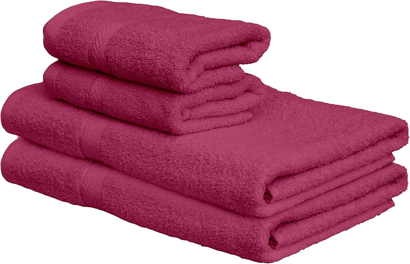 Hotel Linen Klub 4-Piece Hand Towel Set - Premium Cotton Terry, Luxurious Ringspun, 480 GSM Highly Absorbent and Quick Dry for Spa-Like Comfort, Size: 40 x 70 cm, Gray