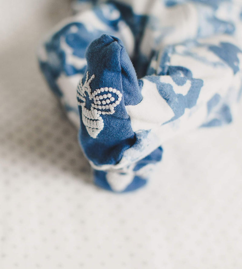 Burt's Bees Baby Unisex Baby Sleep & Play, Organic One-Piece Romper-Jumpsuit PJ, Zip Front Footed Pajama Footie