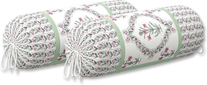 BLOCKS OF INDIA 200TC Diwan Set Cotton 8 Piece | Deewan Printed Bedsheet Sets for Living Room Hall (Set of 8 Piece, 1-Bed Sheet | 2-Bolster Cover | 5-Cushion Cover (Color 25)