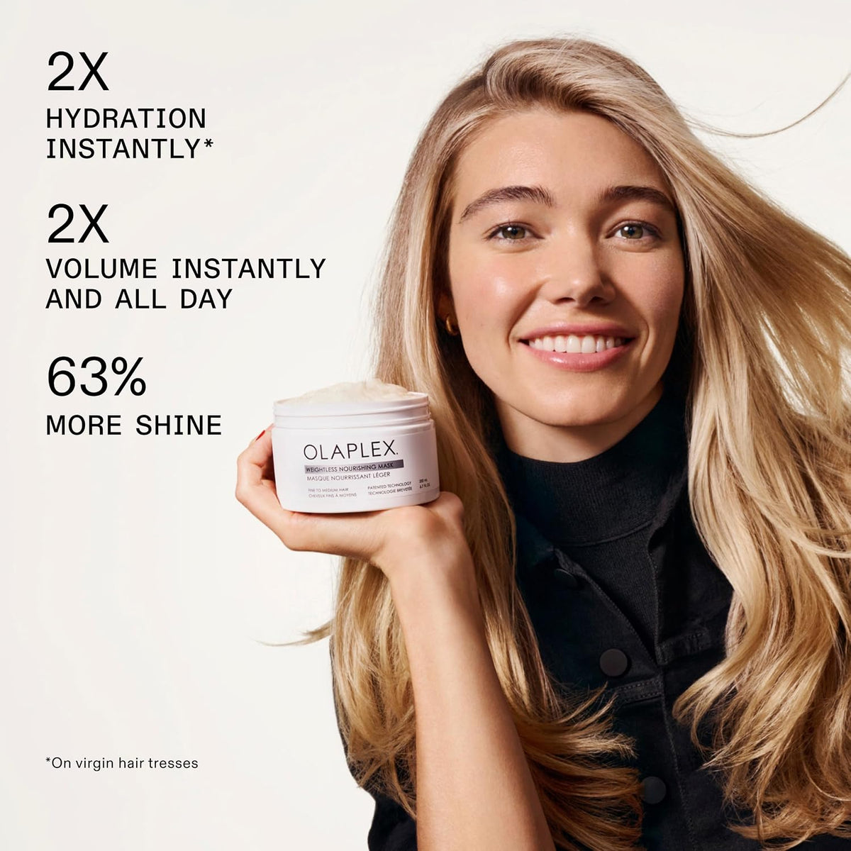 Olaplex Weightless Nourishing Mask: Cuticle Sealing Mask Hydrate & Volumize For Fine to Medium Hair, 200 ml โ image 2