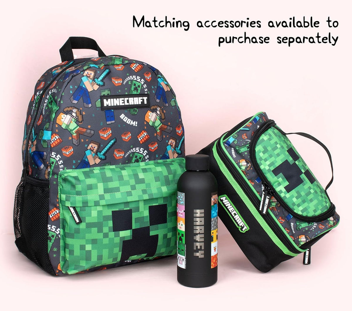 School Backpack for Boys and Girls Large A4 Multicompartment Rucksack Travel Bag with Mesh Pocket and Adjustable Padded Shoulder Straps – image 4